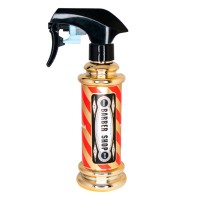 Золотий пластиковий розпилювач для води у вигляді Barber Pole 180 мл.