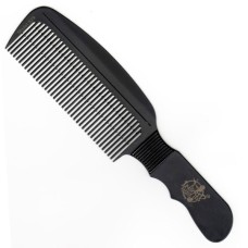Чорний гребінець з ручкою Ingrid BarberShop Speed Comb 829