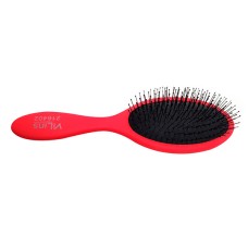 Овальна масажна щітка для волосся Vilins Red