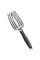 Перукарська щітка для укладки Olivia Garden Finger Brush Trinity Purity White Gold