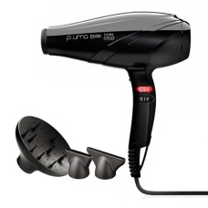 Чорний професійний фен Ga.Ma Pluma 5500 Oxy Active System 2400 Вт