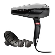 Чорний професійний фен Ga.Ma Pluma Endurance 5500 Ion 2400 Вт
