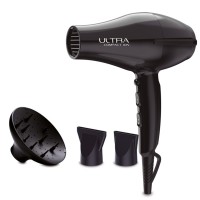 Чорний професійний фен Ga.Ma Ultra Compact Ion 2200 Вт