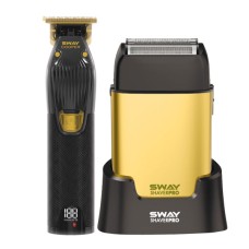 Набір для стрижки тример та шейвер Sway Cooper, Shaver Pro Gold